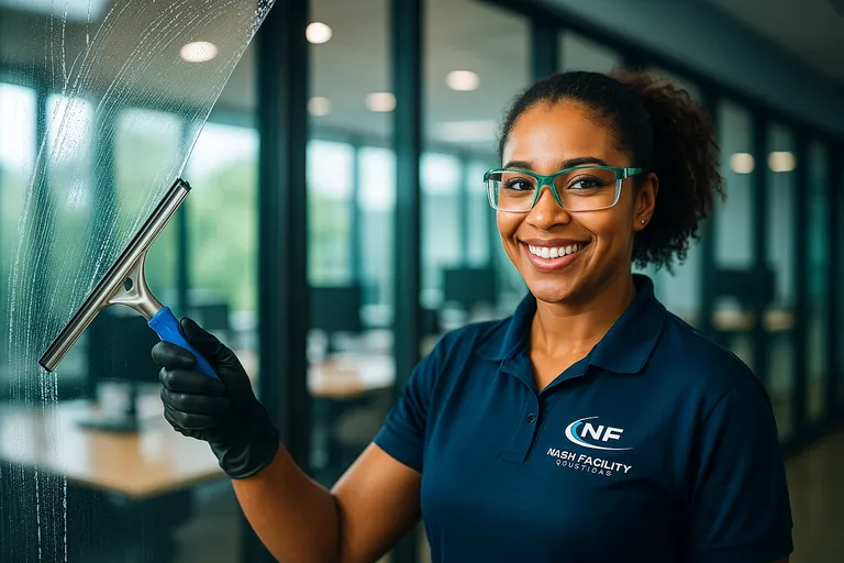 Professional janitorial cleaning services for commercial facilities